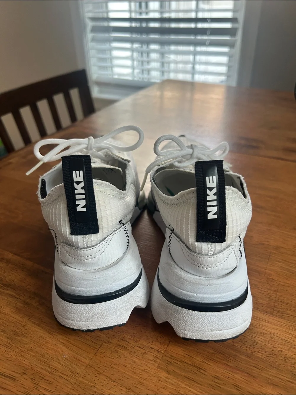 Nike Men’s Zoom Air Prototype - White Sneakers with Black Swoosh Detail